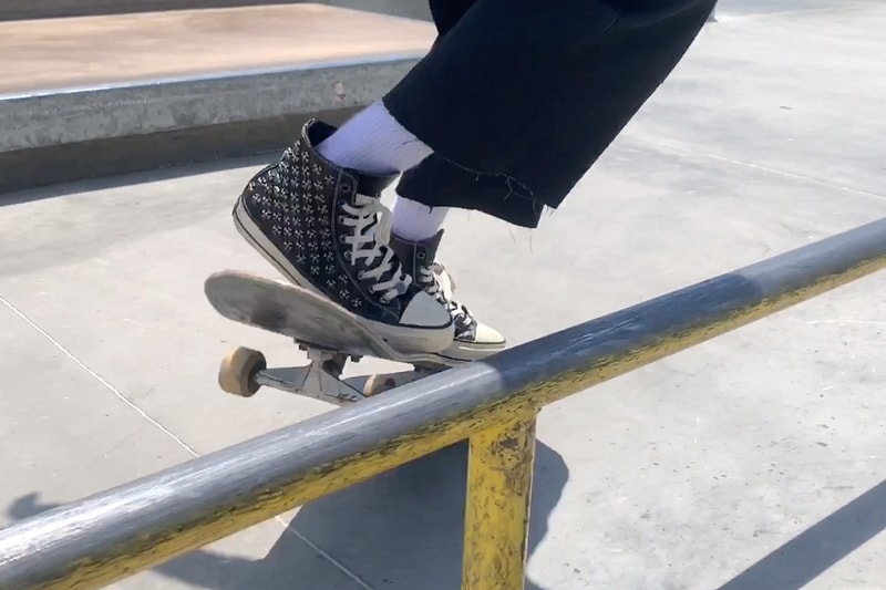 Erik Arteaga Skates Chrome Hearts Converse Chuck Taylor All Star Burberry.erry Video