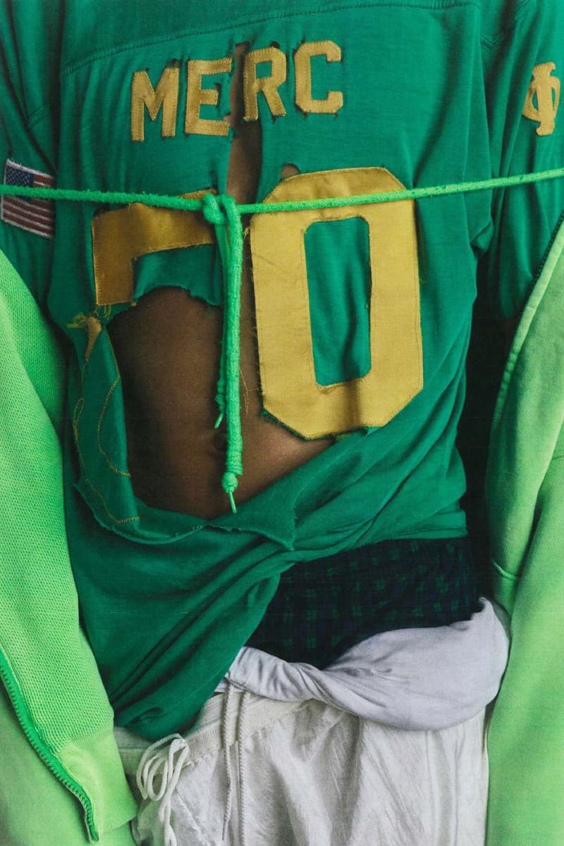 ERL by Eli Russell Linnetz Spring/Summer 2021 Lookbook SS21 Dover Street Market Paris Showroom Collection "ENDLESS SUMMER" Collegiate American USA Highschool