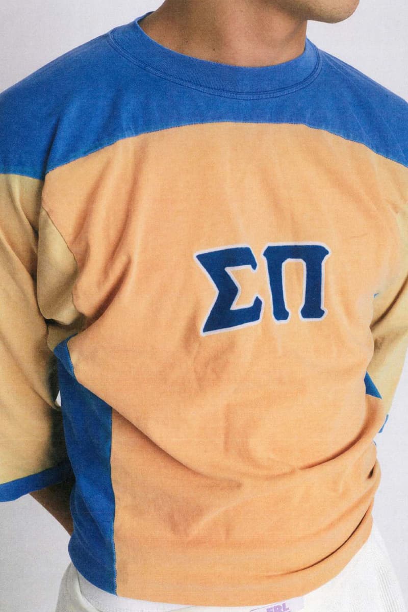 ERL by Eli Russell Linnetz Spring/Summer 2021 Lookbook SS21 Dover Street Market Paris Showroom Collection "ENDLESS SUMMER" Collegiate American USA Highschool