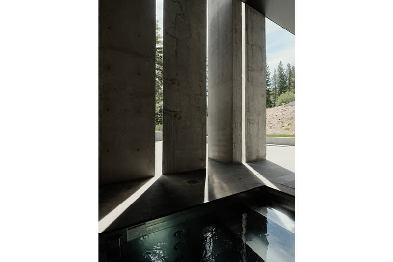 Faulkner Architects Lookout Ski House Design truckee california volcano basalt boulders magma minimalist 