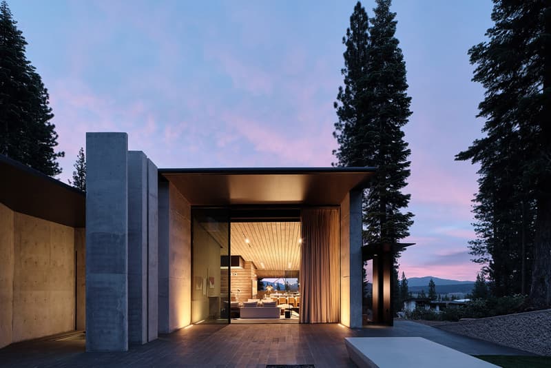 Faulkner Architects Lookout Ski House Design truckee california volcano basalt boulders magma minimalist 