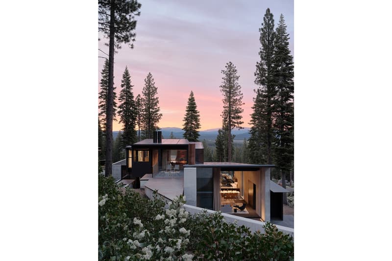 Faulkner Architects Lookout Ski House Design truckee california volcano basalt boulders magma minimalist 