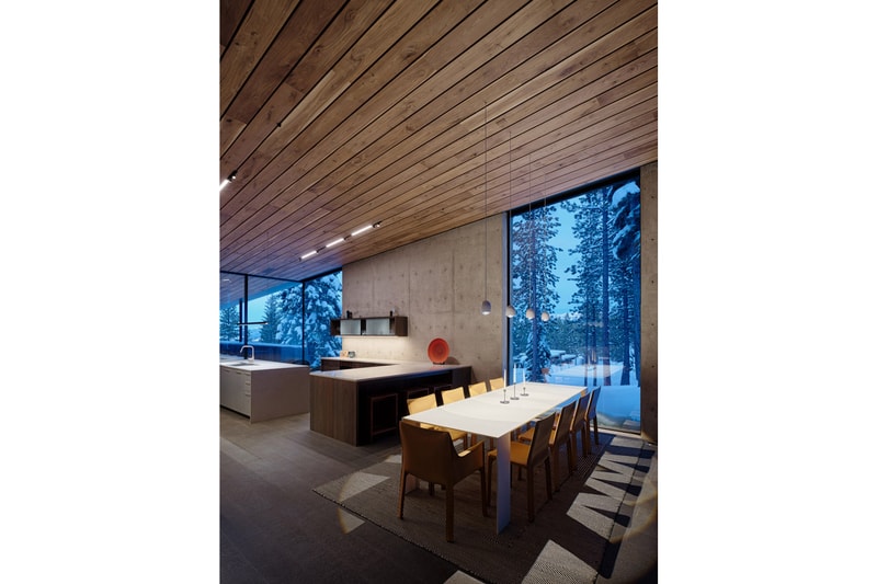 Faulkner Architects Lookout Ski House Design truckee california volcano basalt boulders magma minimalist 