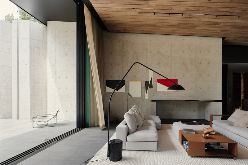 Faulkner Architects Lookout Ski House Design truckee california volcano basalt boulders magma minimalist 