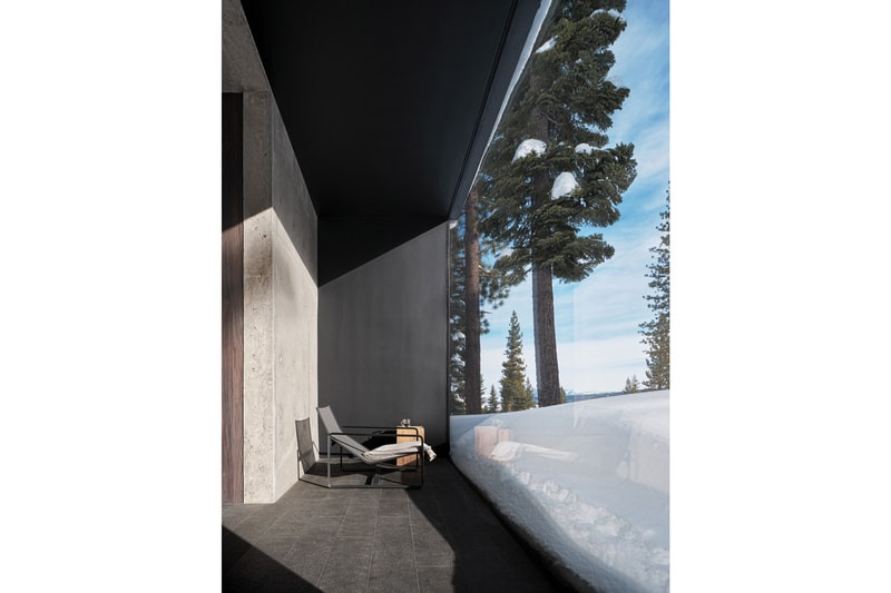 Faulkner Architects Lookout Ski House Design truckee california volcano basalt boulders magma minimalist 