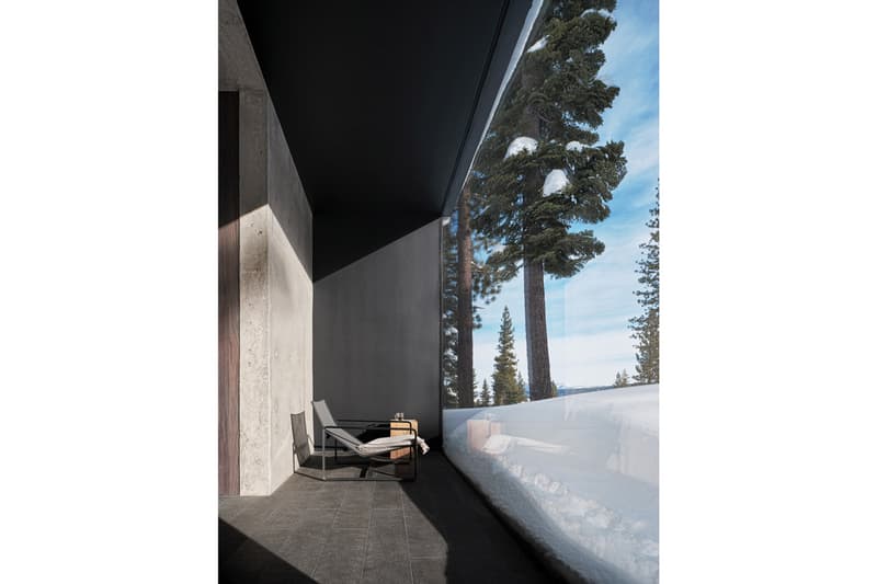 Faulkner Architects Lookout Ski House Design truckee california volcano basalt boulders magma minimalist