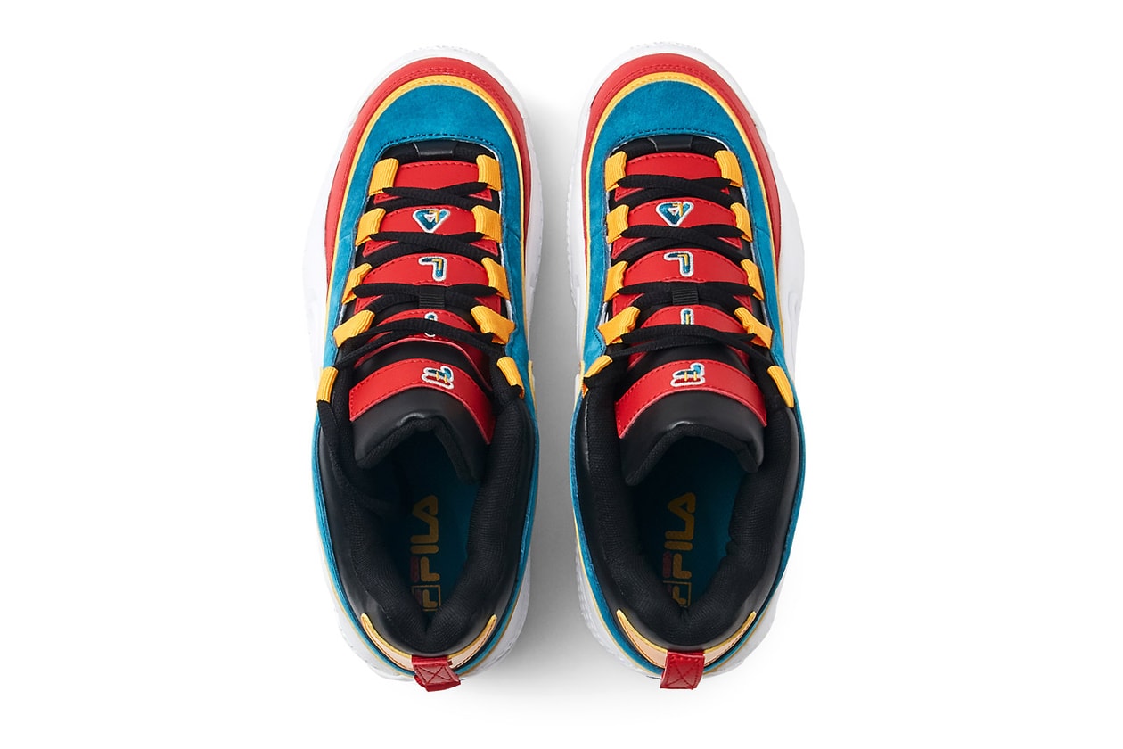 fila grant hill 3 v94m 3one3 collection white black teal yellow red official release date info photos price store list buying guide