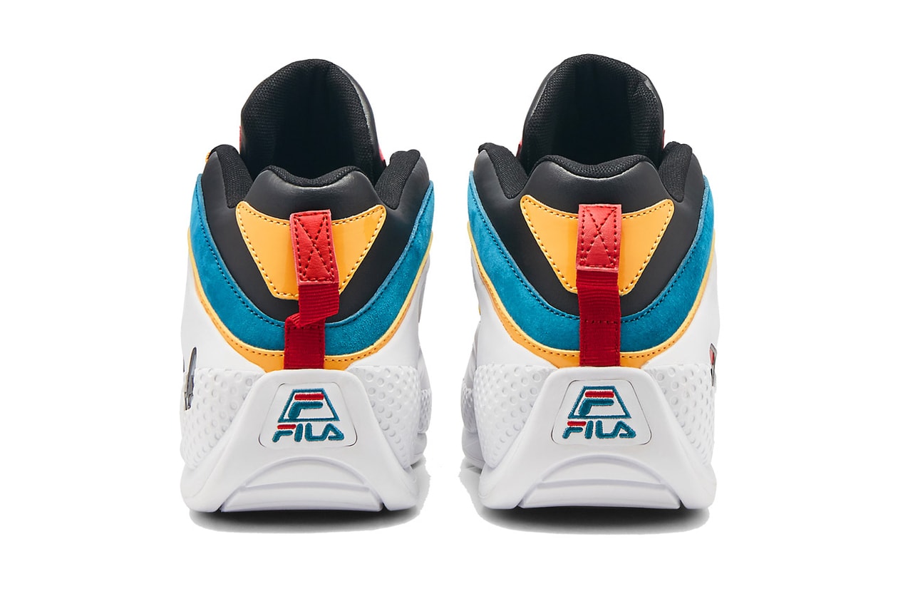 fila grant hill 3 v94m 3one3 collection white black teal yellow red official release date info photos price store list buying guide