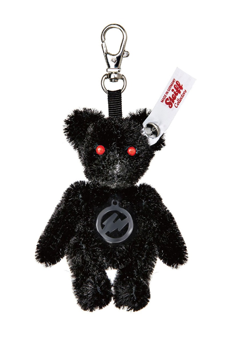 fragment design Teases Steiff, PEACEMINUSONE Collaborations clip g dragon teddy bear hiroshi fujiwara keychain logo