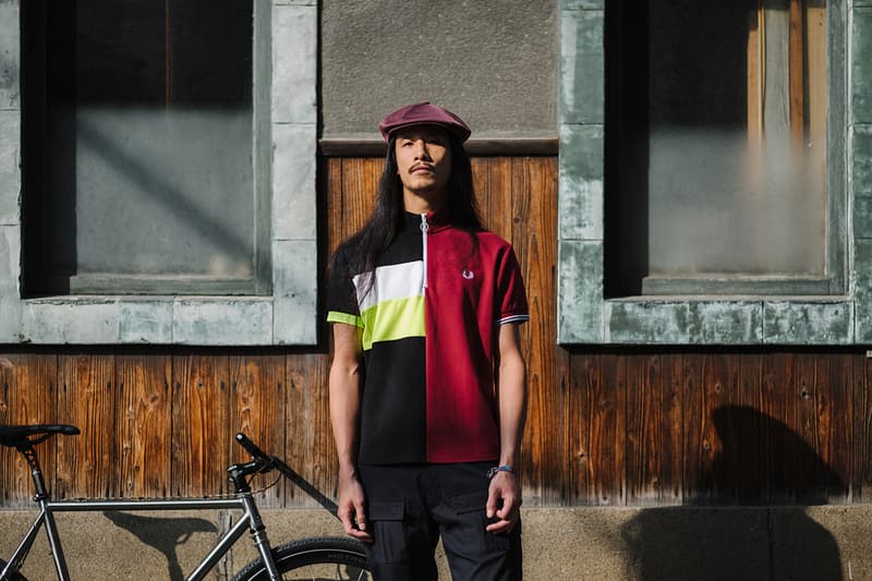 Fred Perry narifrui fall winter 2020 polo shirt laurel wreath cycling bike wear Japanese Tokyo cycle