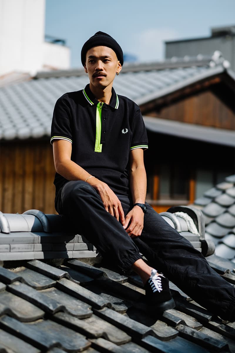 Fred Perry narifrui fall winter 2020 polo shirt laurel wreath cycling bike wear Japanese Tokyo cycle