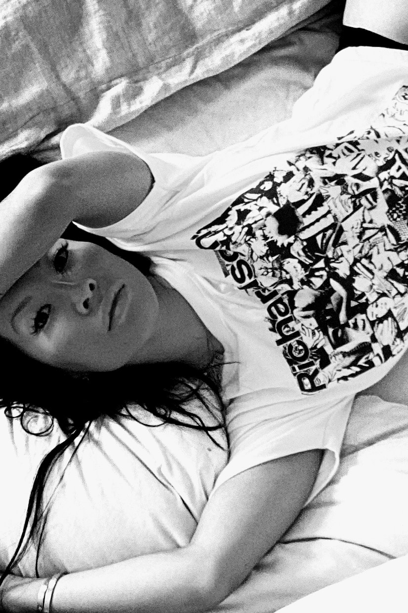 Fuck This Life x Richardson T-Shirt Seminal Artist Weirdo Dave Lookbook Pornstar Asa Akira Release Information Drop Closer Look White Tee Graphic Print