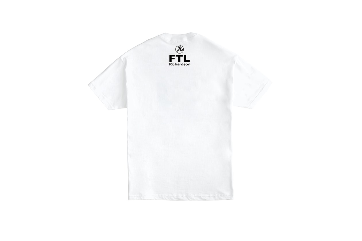 Fuck This Life x Richardson T-Shirt Seminal Artist Weirdo Dave Lookbook Pornstar Asa Akira Release Information Drop Closer Look White Tee Graphic Print