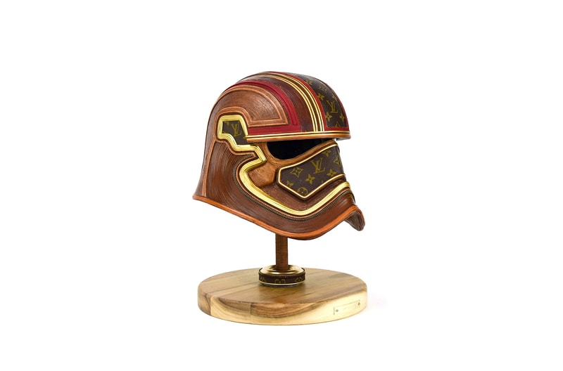 Gabriel Dishaw's Work Sees 'Star Wars' Masks Made from Upcycled LV Canvas art environment 