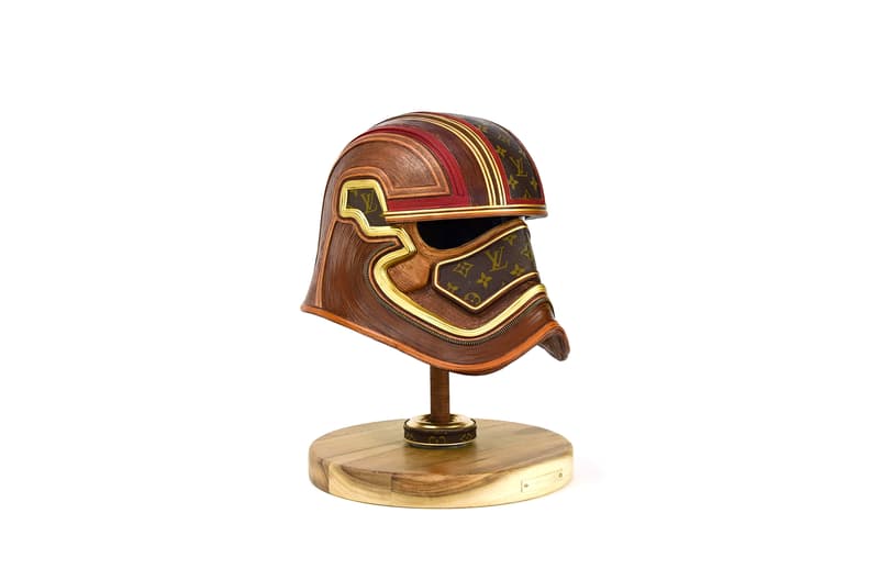 Gabriel Dishaw's Work Sees 'Star Wars' Masks Made from Upcycled LV Canvas art environment