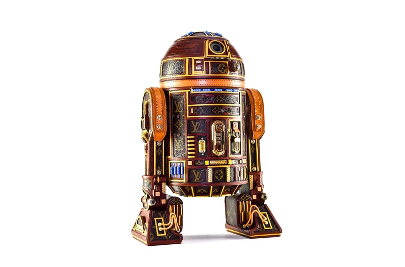 Gabriel Dishaw's Work Sees 'Star Wars' Masks Made from Upcycled LV Canvas art environment 