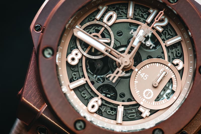 Garage Italia x Hublot Millennial Pink Big Bang Chronograph watches unico mecahnical watches luxury sports luxe timekeeping movement swiss
