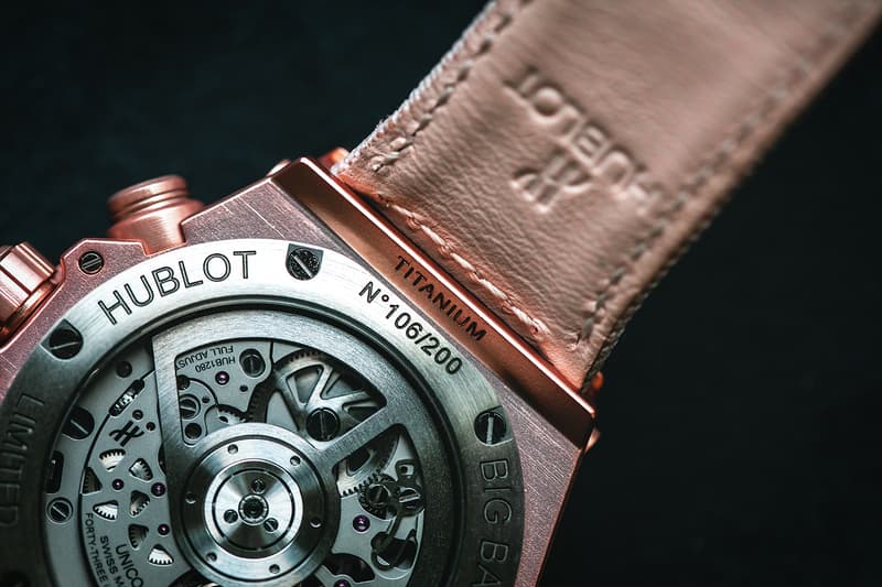 Garage Italia x Hublot Millennial Pink Big Bang Chronograph watches unico mecahnical watches luxury sports luxe timekeeping movement swiss
