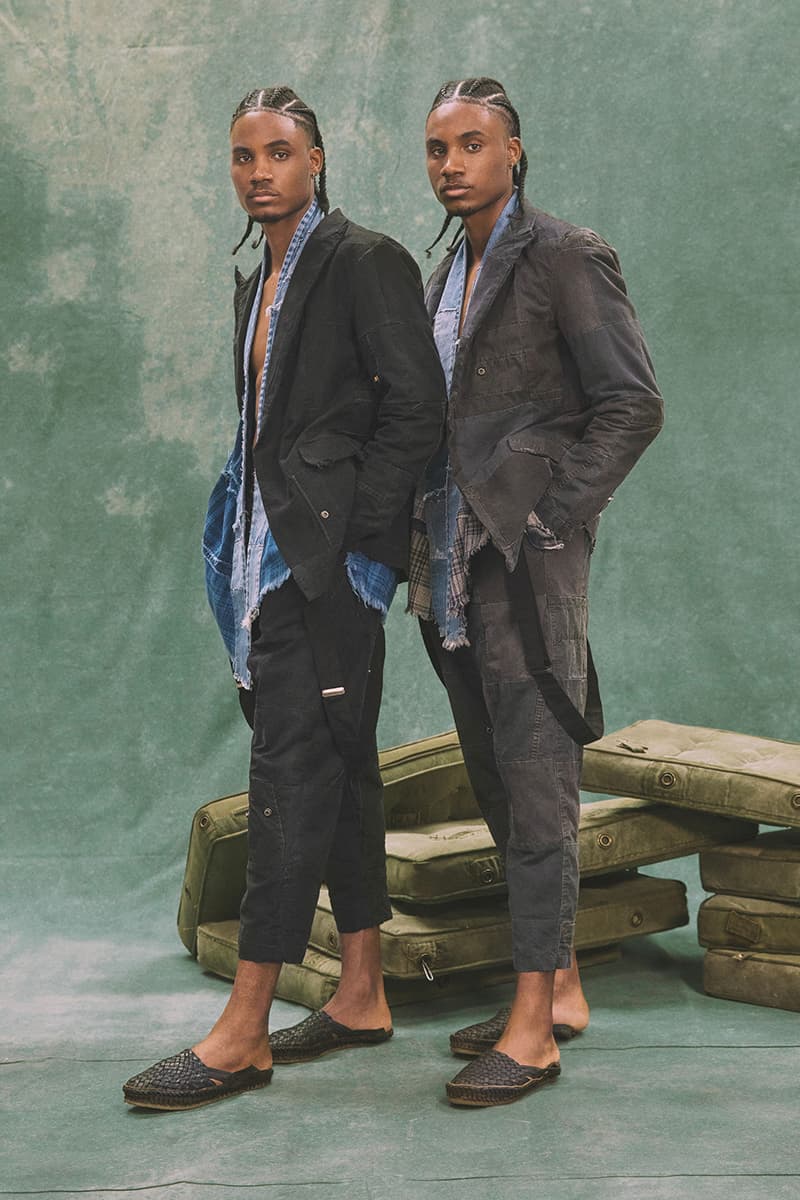 Greg Lauren Summer 2021 Lookbook menswear streetwear s21 collection hoodies jackets pants t shirts graphics deconstructing americana