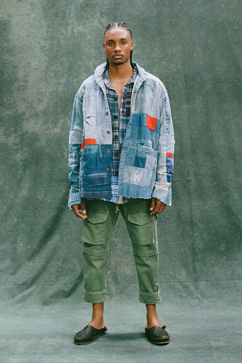 Greg Lauren Summer 2021 Lookbook menswear streetwear s21 collection hoodies jackets pants t shirts graphics deconstructing americana