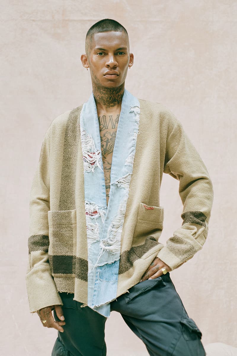 Greg Lauren Summer 2021 Lookbook menswear streetwear s21 collection hoodies jackets pants t shirts graphics deconstructing americana