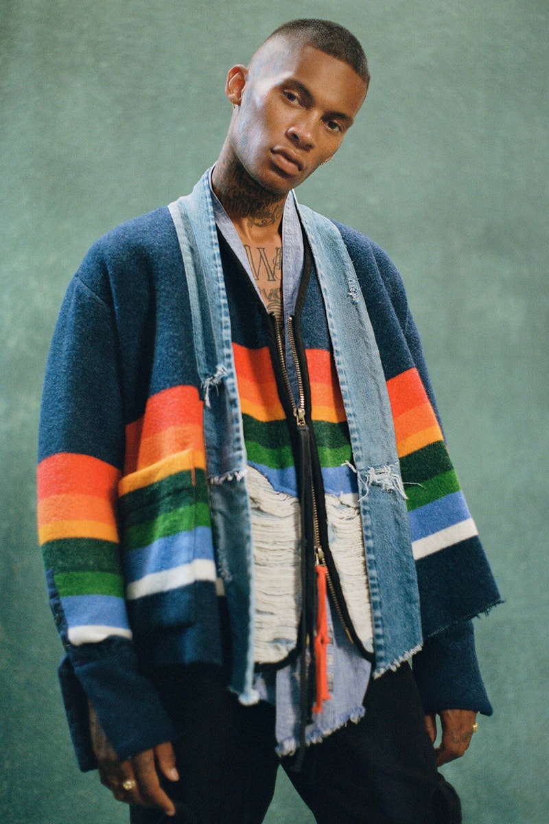 Greg Lauren Summer 2021 Lookbook menswear streetwear s21 collection hoodies jackets pants t shirts graphics deconstructing americana