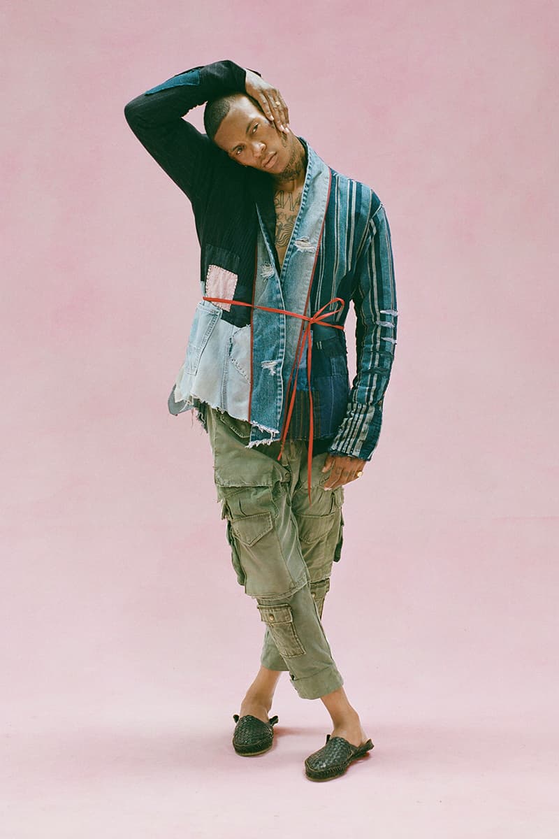 Greg Lauren Summer 2021 Lookbook menswear streetwear s21 collection hoodies jackets pants t shirts graphics deconstructing americana