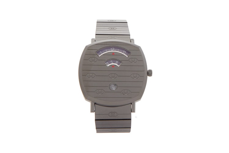 Gucci Releases Limited-Edition Grip Watch in Stealthy Gunmetal Gray Hue