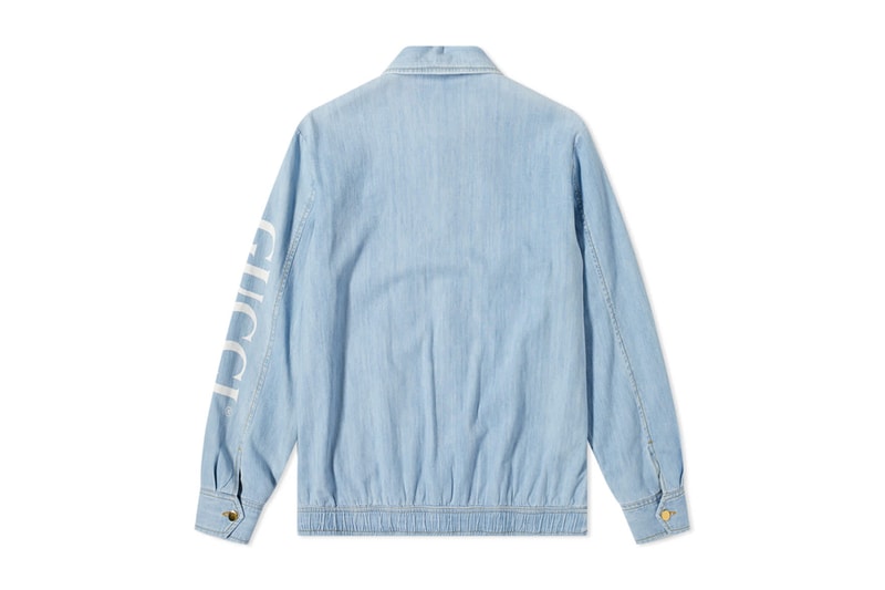 gucci print arm denim jacket end clothing sporty trackside release info where to cop