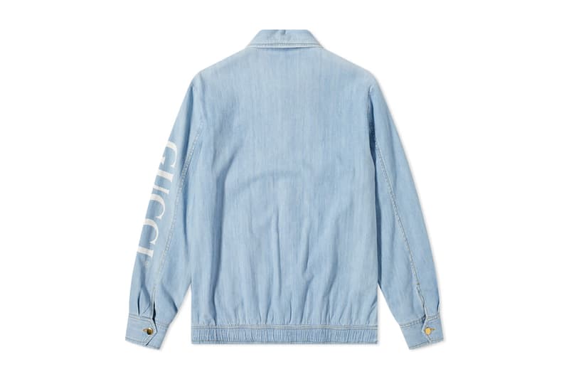 gucci print arm denim jacket end clothing sporty trackside release info where to cop