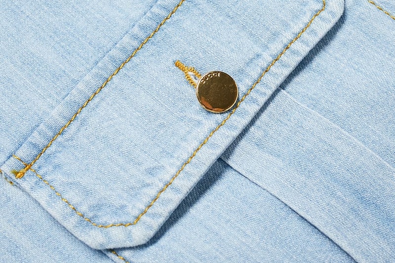 gucci print arm denim jacket end clothing sporty trackside release info where to cop