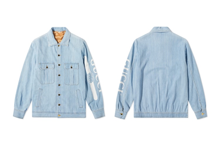 Gucci Gives Nod to Trackside Styles With Reworked Denim Jacket