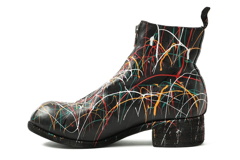 guidi beams international gallery bespoke painted pl1 boots black red green yellow white official release pre order date info photos price store list buying guide