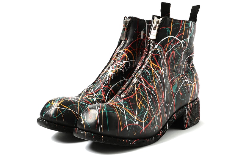 guidi beams international gallery bespoke painted pl1 boots black red green yellow white official release pre order date info photos price store list buying guide