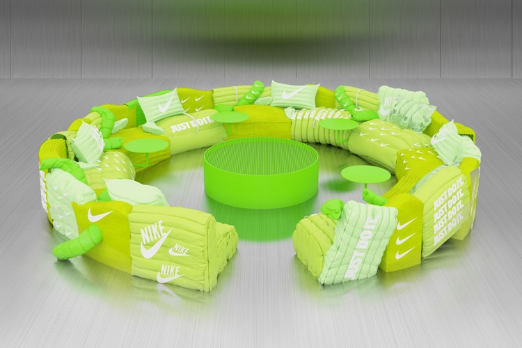 Try Out Harry Nuriev's Neon Green Air Max Sofa for Yourself