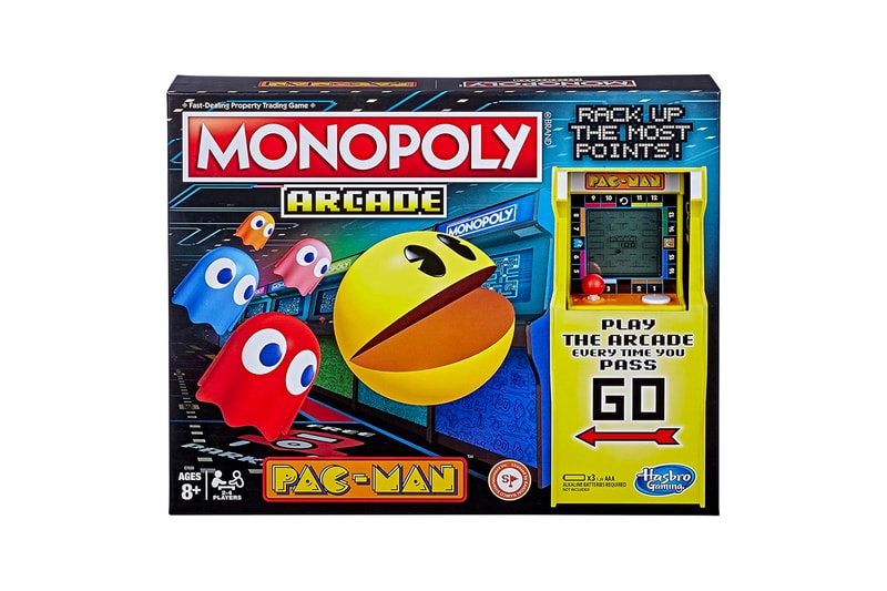 tabletop family game monopoly pac man retro arcade unit edition hasbro