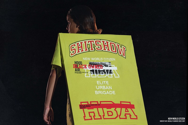 Hood By Air HBA T-Shirt Drop Shayne Oliver LGBTQ 