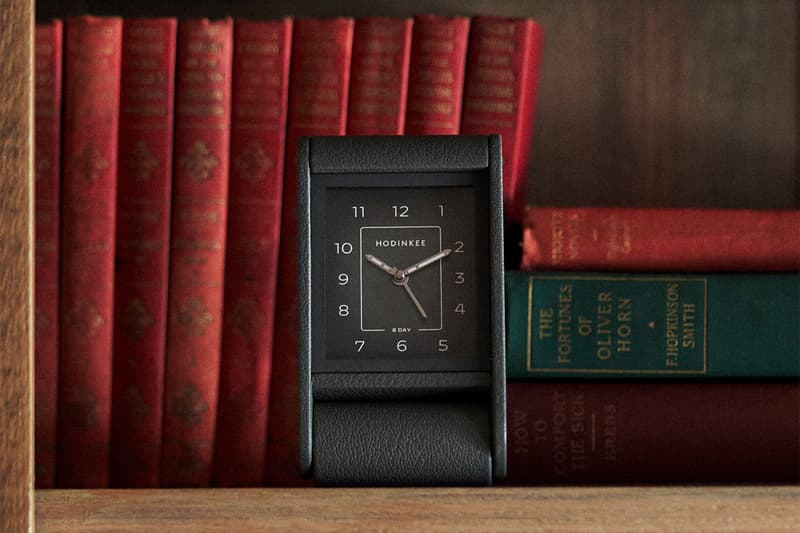 hodinkee timekeeping horology clocks eight day travel accessories collectibles swiss made typeface