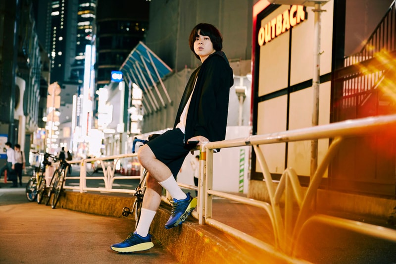 hoka one one speedgoat 4 stinson atr 6 tokyo neon trail running shoes black iris evening primrose blue yellow vibram official release date info photos price store list buying guide