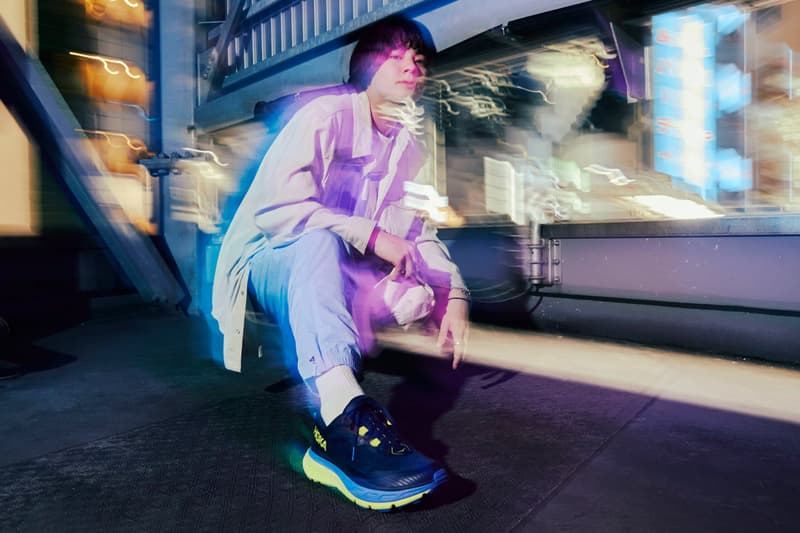 hoka one one speedgoat 4 stinson atr 6 tokyo neon trail running shoes black iris evening primrose blue yellow vibram official release date info photos price store list buying guide
