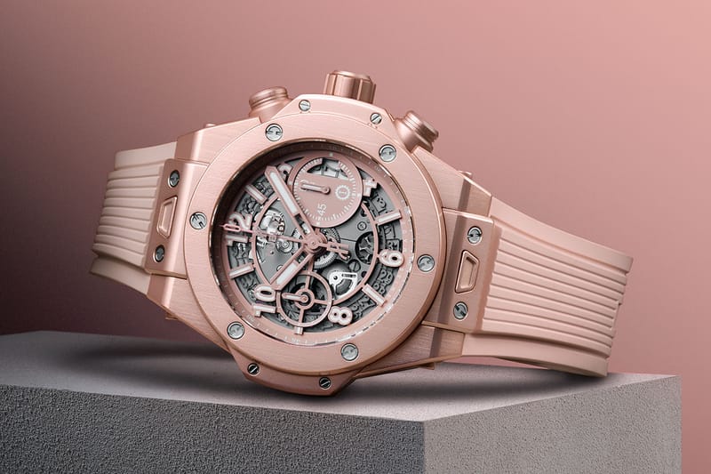 Hublot and Garage Italia Celebrate Inclusivity With Millennial Pink Big Bang Chronograph