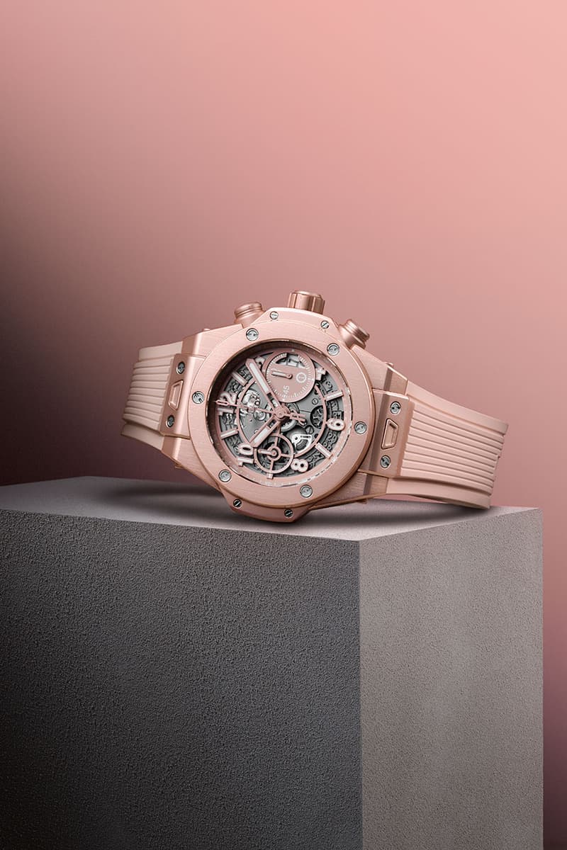 Hublot Garage Italia Big Bang Millennial Pink Chronograph watch timepiece collaboration release date info buy