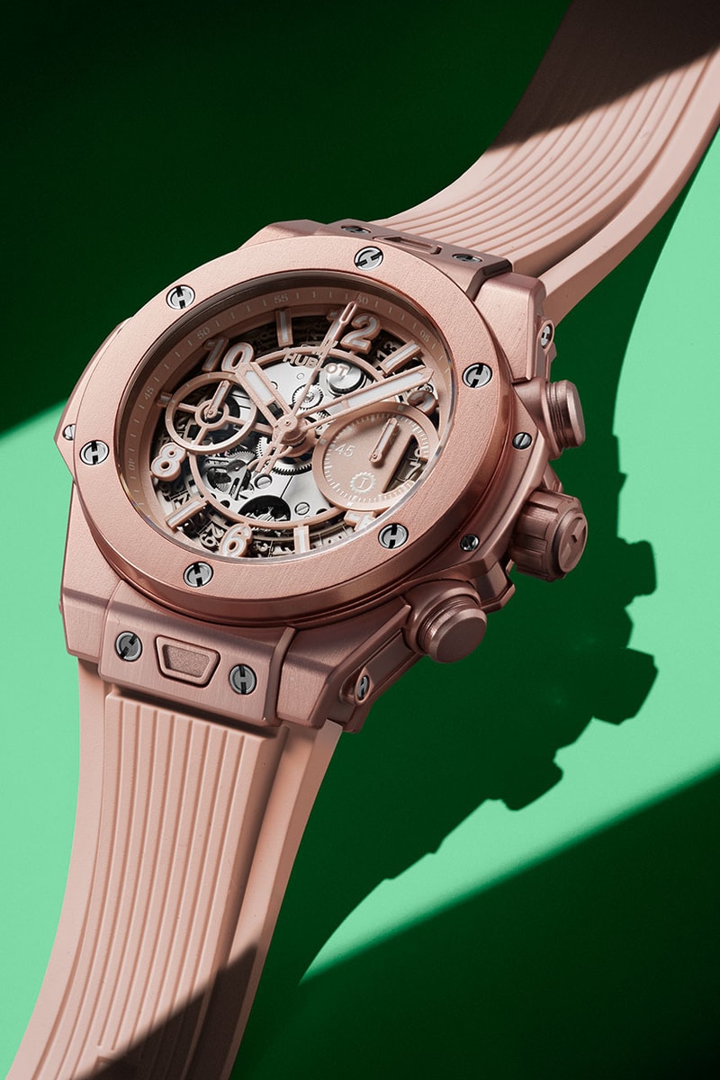 Hublot Garage Italia Big Bang Millennial Pink Chronograph watch timepiece collaboration release date info buy