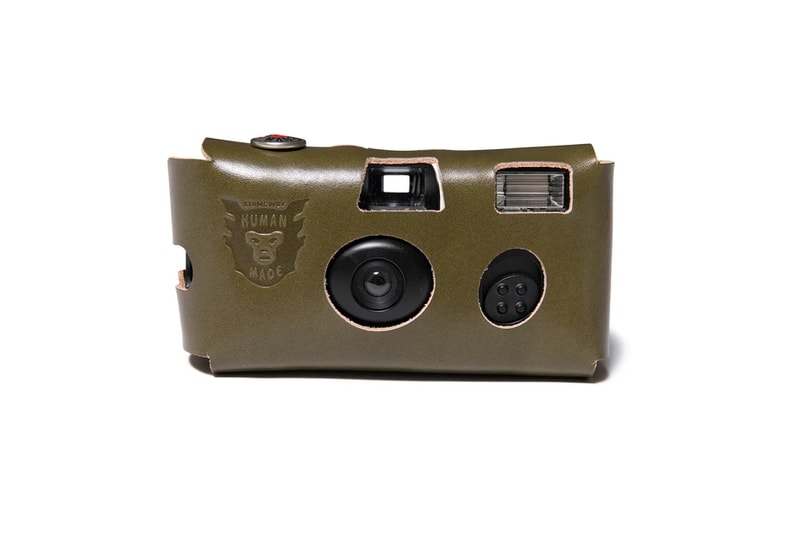 HUMAN MADE Disposable Camera Leather Accessories Release nigo leather handmade film cameras 