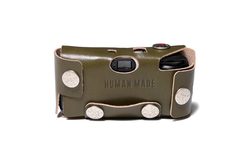 HUMAN MADE Disposable Camera Leather Accessories Release nigo leather handmade film cameras