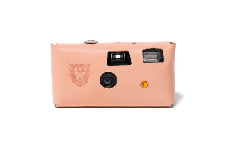HUMAN MADE Disposable Camera Leather Accessories Release nigo leather handmade film cameras