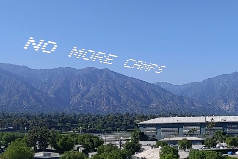 80 Artists Are Launching Aerial Demonstrations Over Detention Centers Nationwide