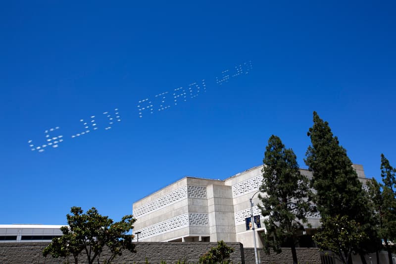 In Plain Sight Aerial Demonstration Migrant Detention Mass Incarceration Independence Day July 3 Messages Sky National Intervention Cassils Rafa Esparza Skytyping messages detention camps facilities centers mass incarceration independence day fourth of july