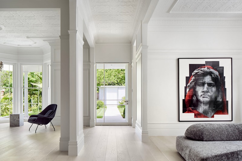 Inarc Architects juxtaposes vintage and modern at three-storey 1870s Victorian house Wyoming house Studley Park Melbourne minimalist interiors restoration