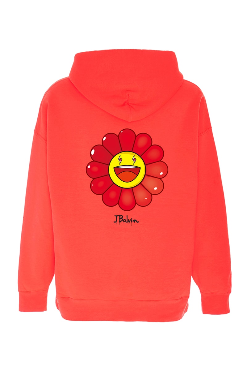 J Balvin Takashi Murakami "Rojo," "Amarillo" Collaboration tee shirts hoodies joyce hong kong exclusive online store drop colores